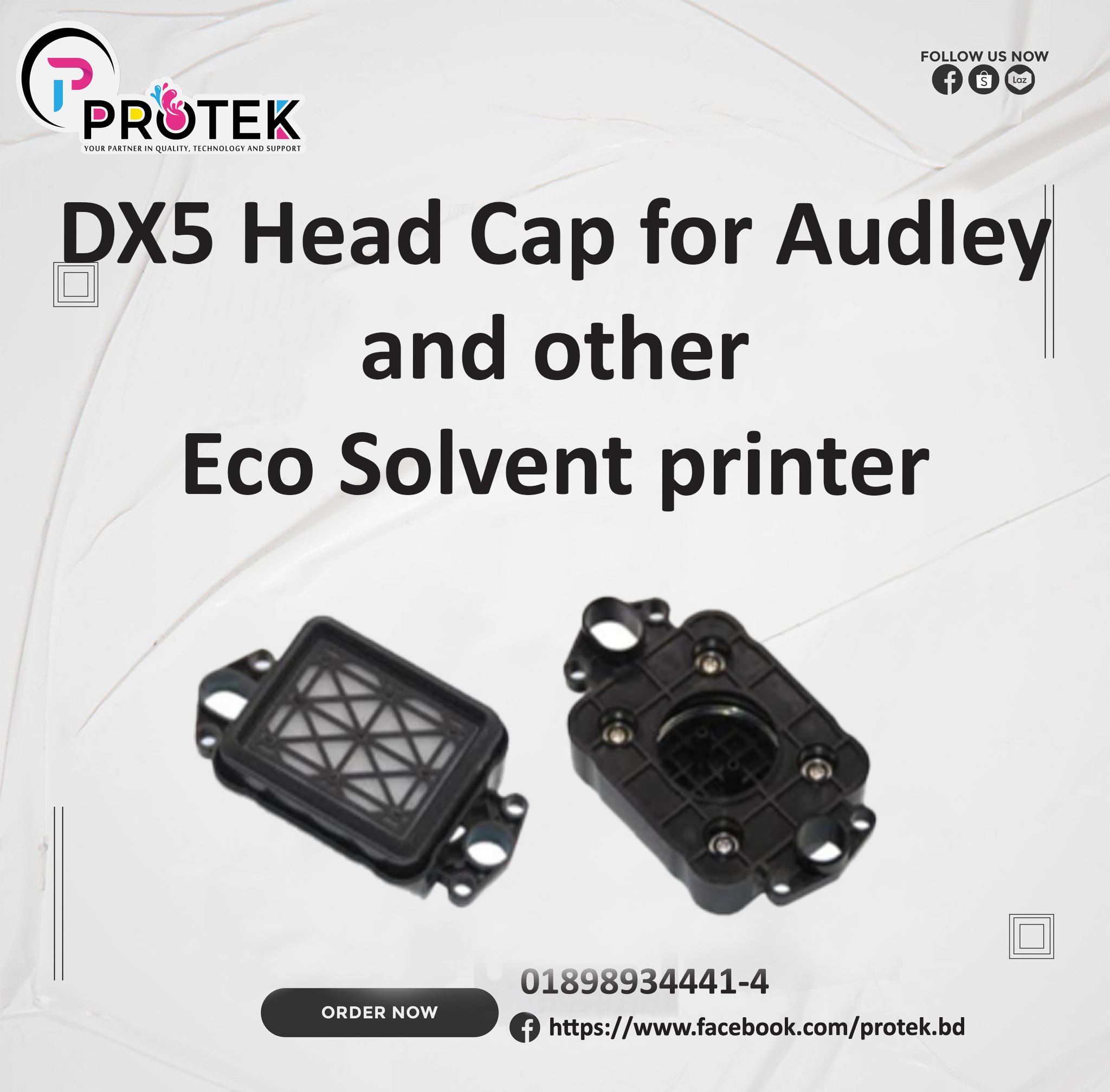 DX5 Head Cap for Audley and other Eco Solvent printer